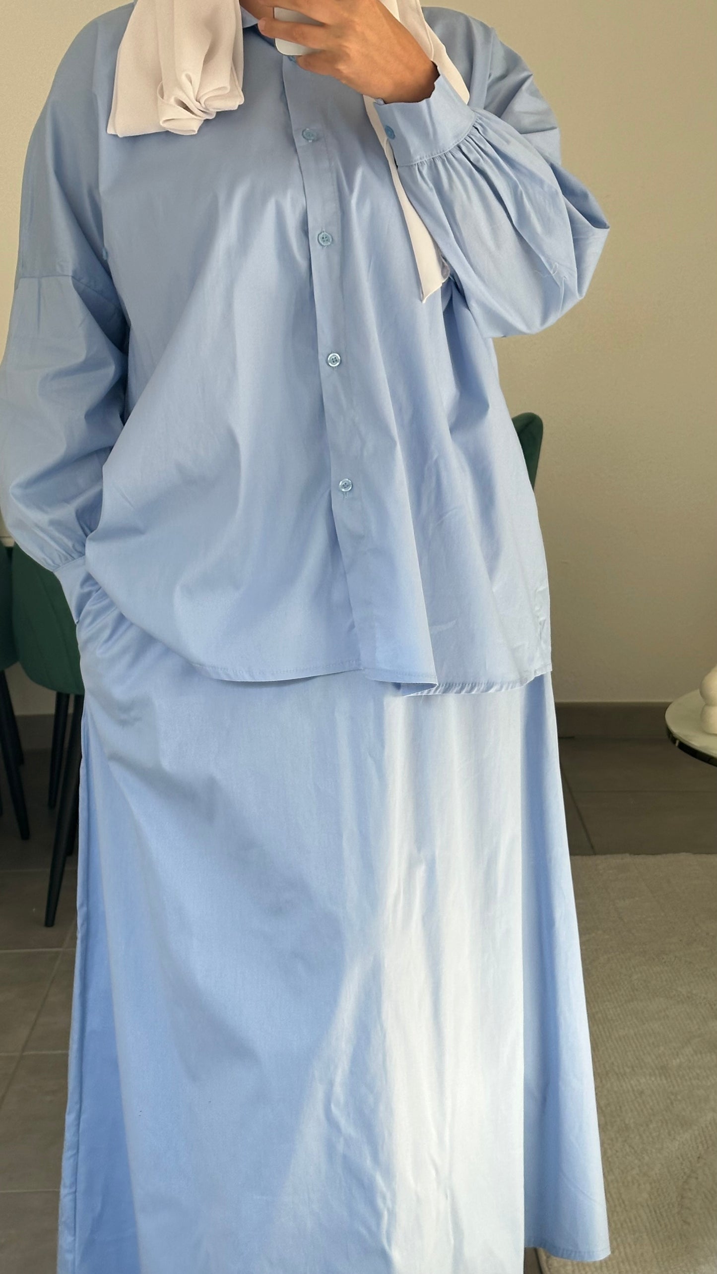 Ensemble jupe chemise Kheïra