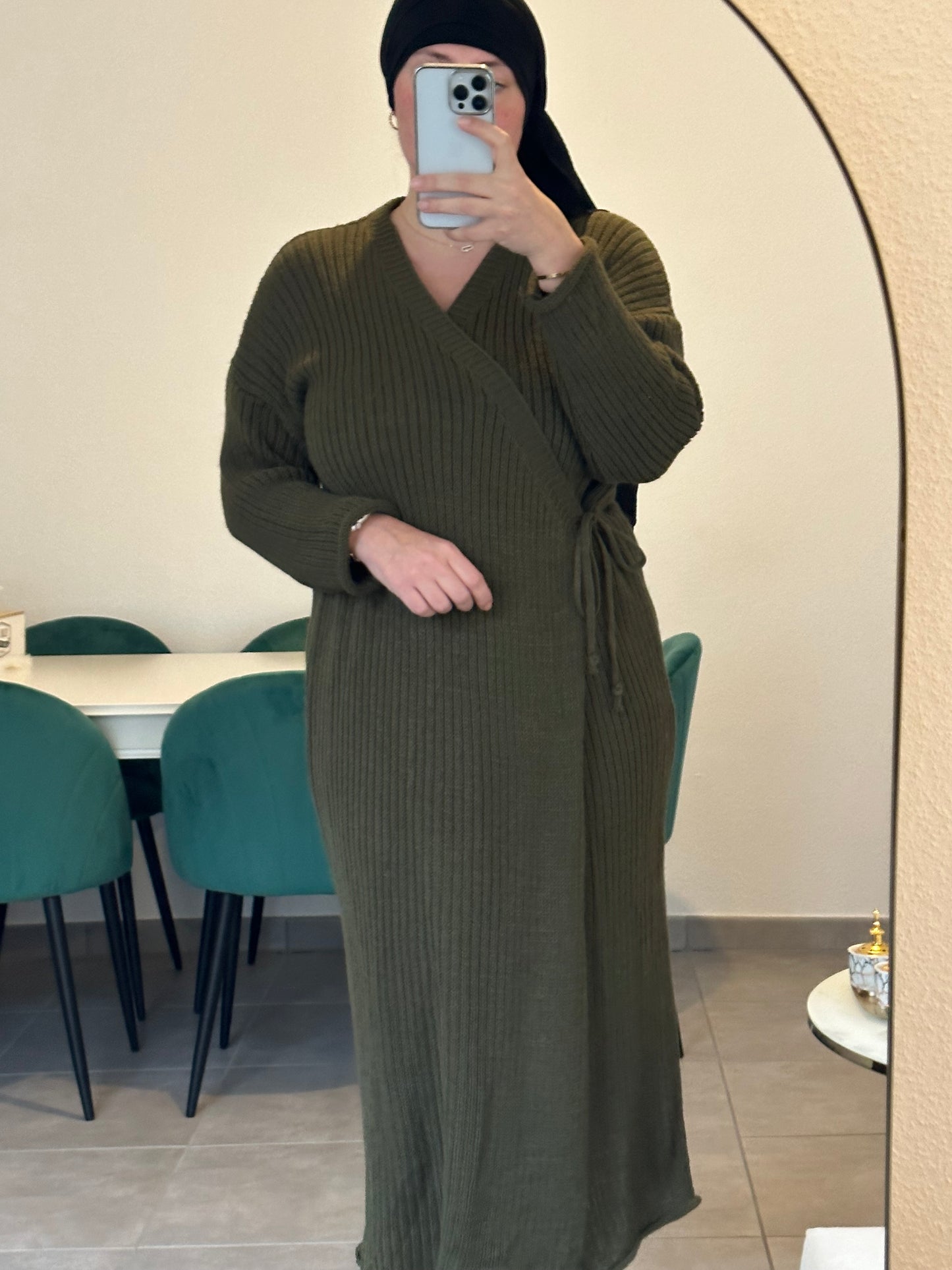 Robe cache-cœur Malïa