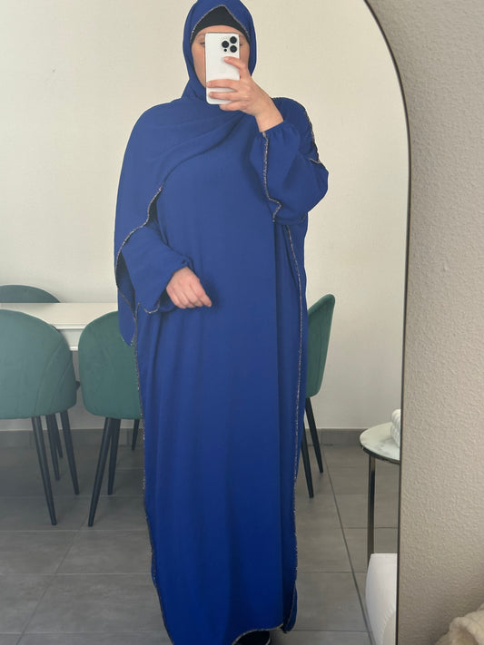 Abaya Nicia avec voile intégré